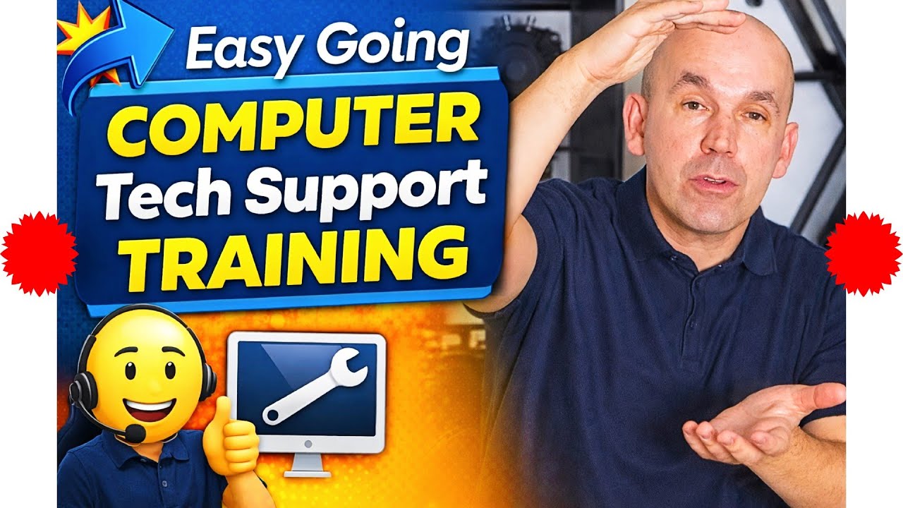 Easy going vibes computer tech support training video