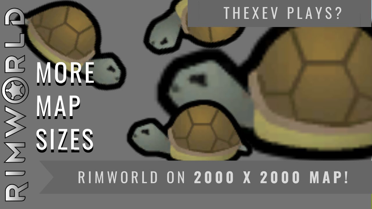 RimWorld On a 2000x2000 Map?!  More Map Sizes!
