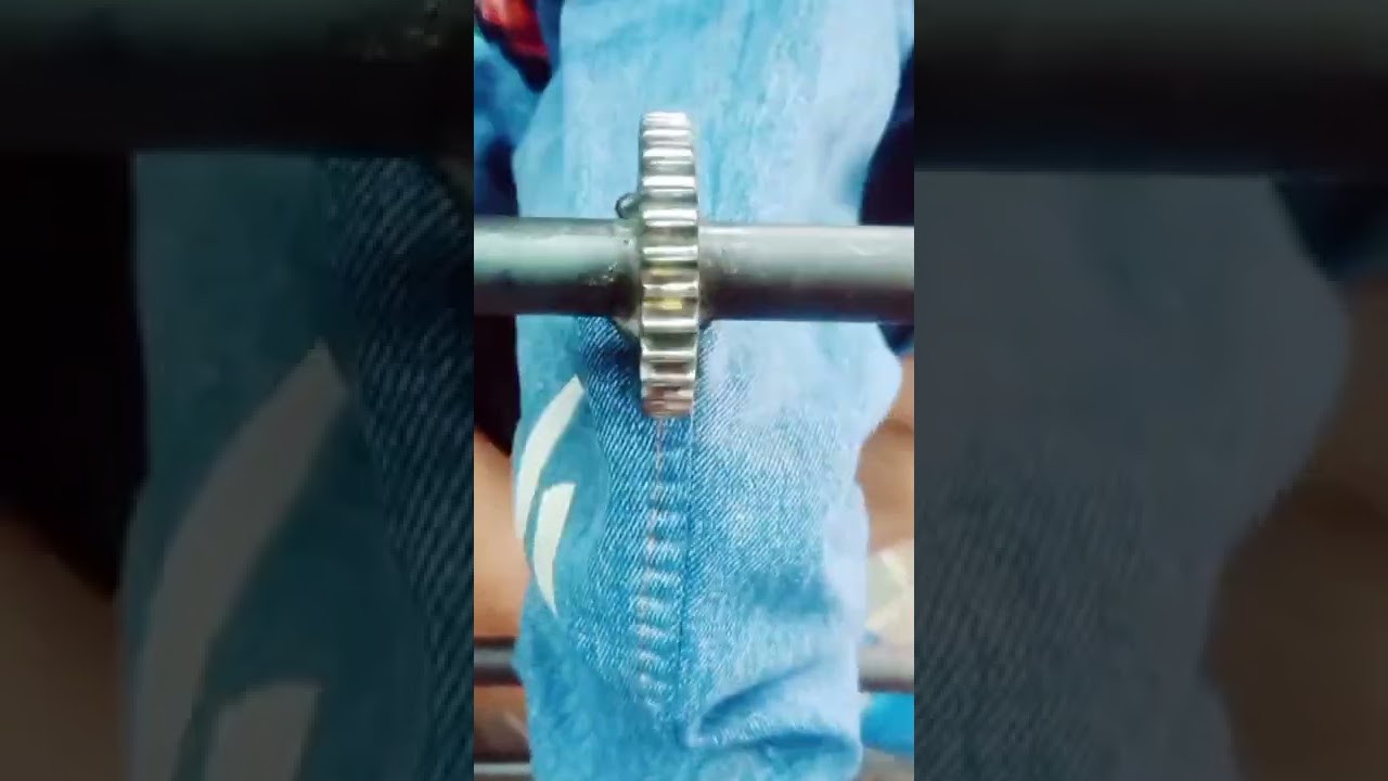 Jeans tricks / look like original hemline stone wash #shorts#howto