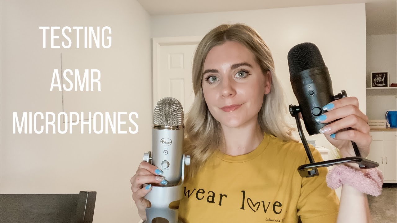 Comparing ASMR Microphones ~ Blue Yeti vs.FIFINE K690~ Assorted Triggers