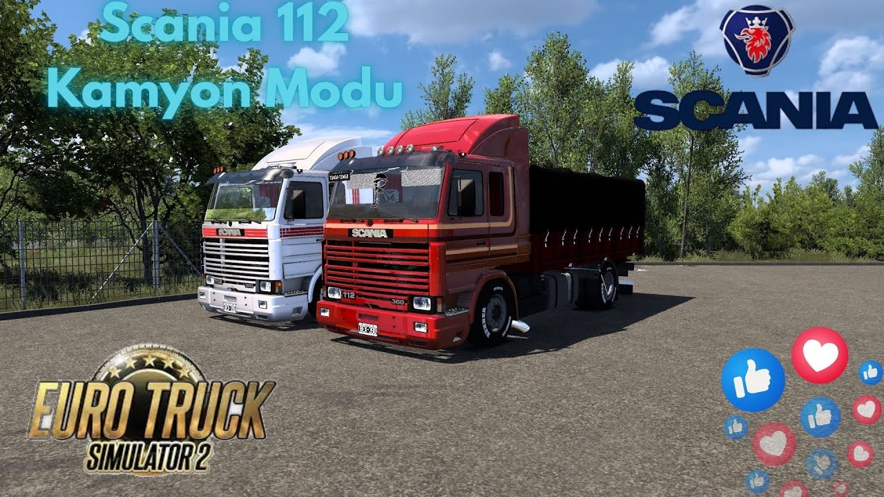 Scania 112 ile Yol Vermedik! ETS 2 1.57 Open Pipe Show #ETS2 #Scania112 #EuroTruckSimulator2