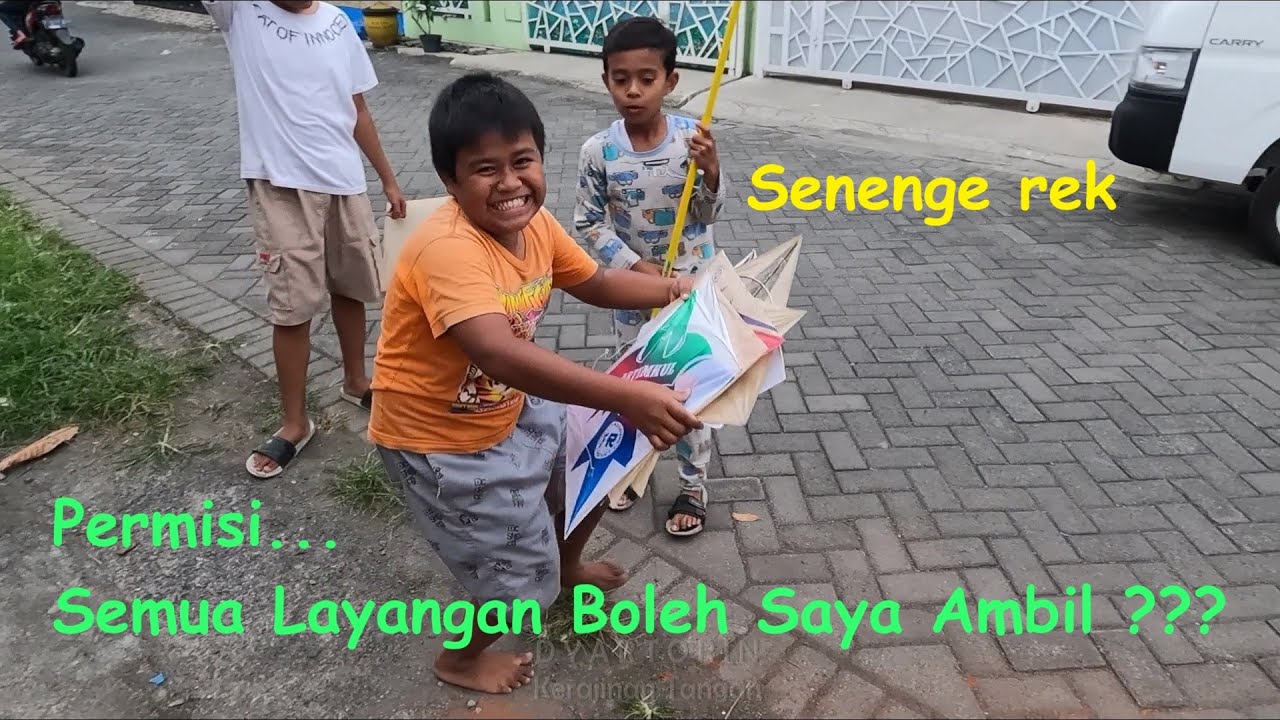 Hasbi n friends dapat layangan banyak | Gelasan jarot joker