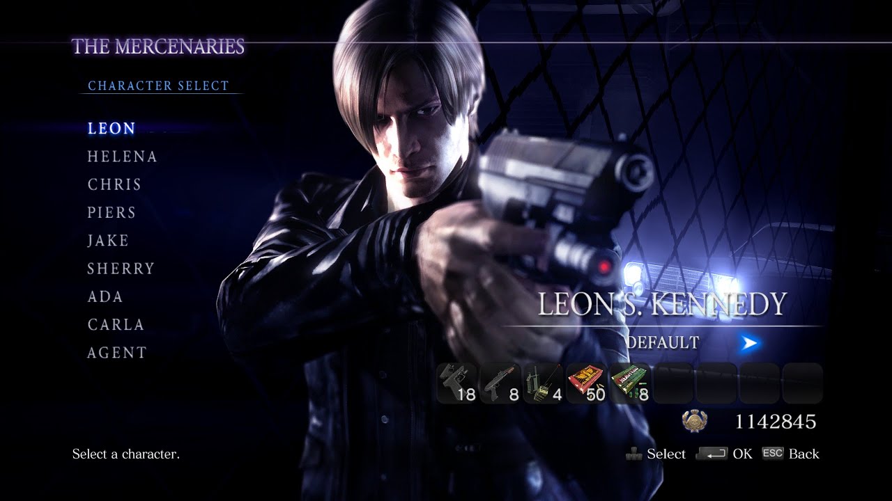 Resident Evil 6 The Mercenaries Leon Mining the Depths Full Combo