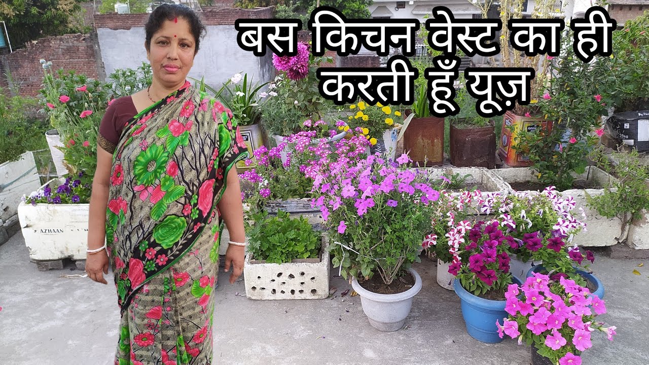 Use of kitchen waste and garden waste