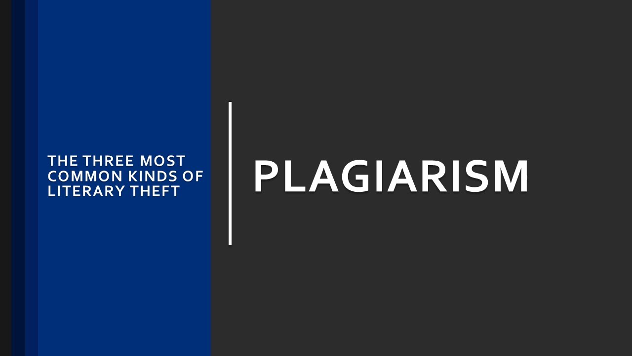 Avoiding Plagiarism