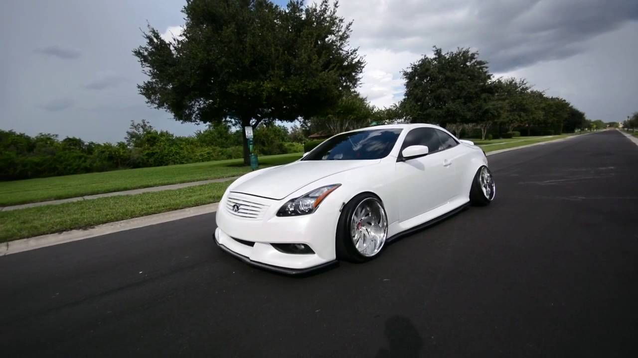 CAMBERGANG x Angel's bagged Infiniti G37s Convertible