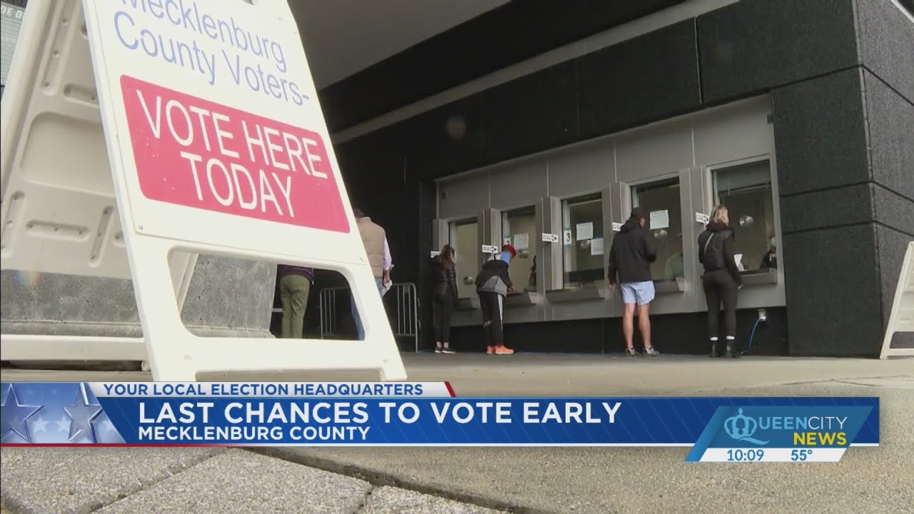 Voters across Charlotte take advantage of rapidly-closing early voting period