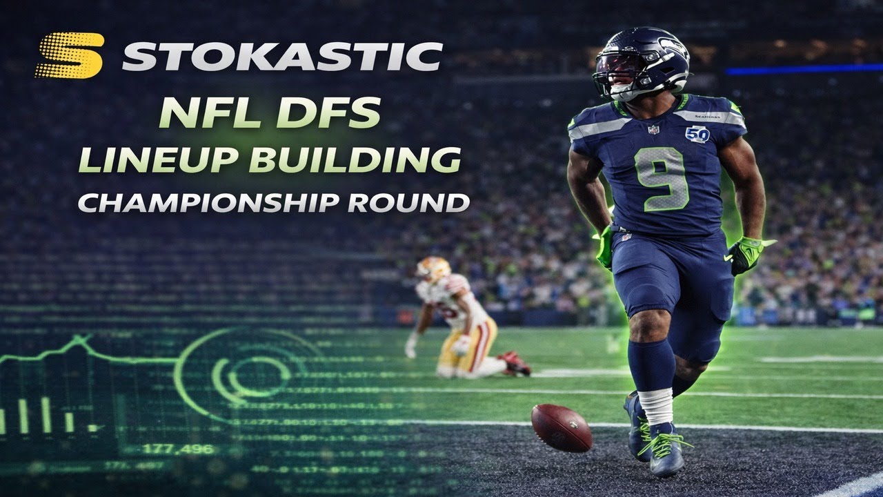 NFL DFS Single Lineup Sims Wednesday 1/21/26 | Conference Championship Strategy