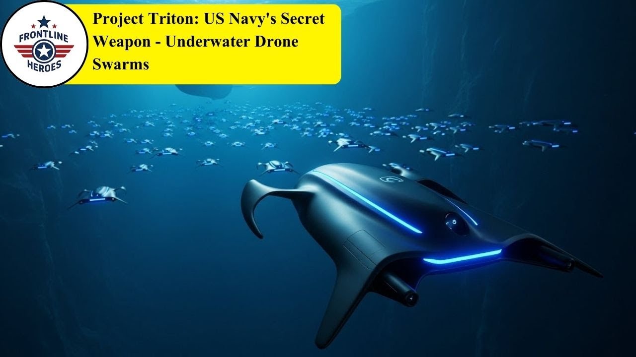 Project Triton: US Navy's Secret Weapon - Underwater Drone Swarms | Frontline Heroes⚔️