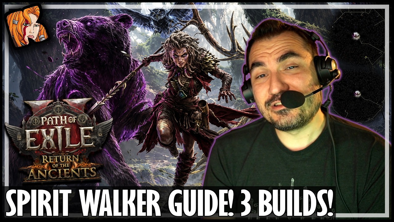 KRIPP'S GUIDE TO SPIRIT WALKER! 3 BUILDS! - Path of Exile 2