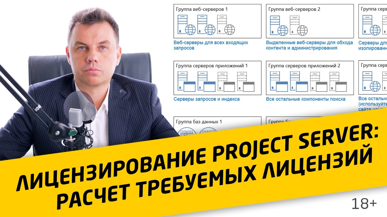 Лицензирование Project Server: сколько и каких лицензий нужно купить для MS Project Server | 18+