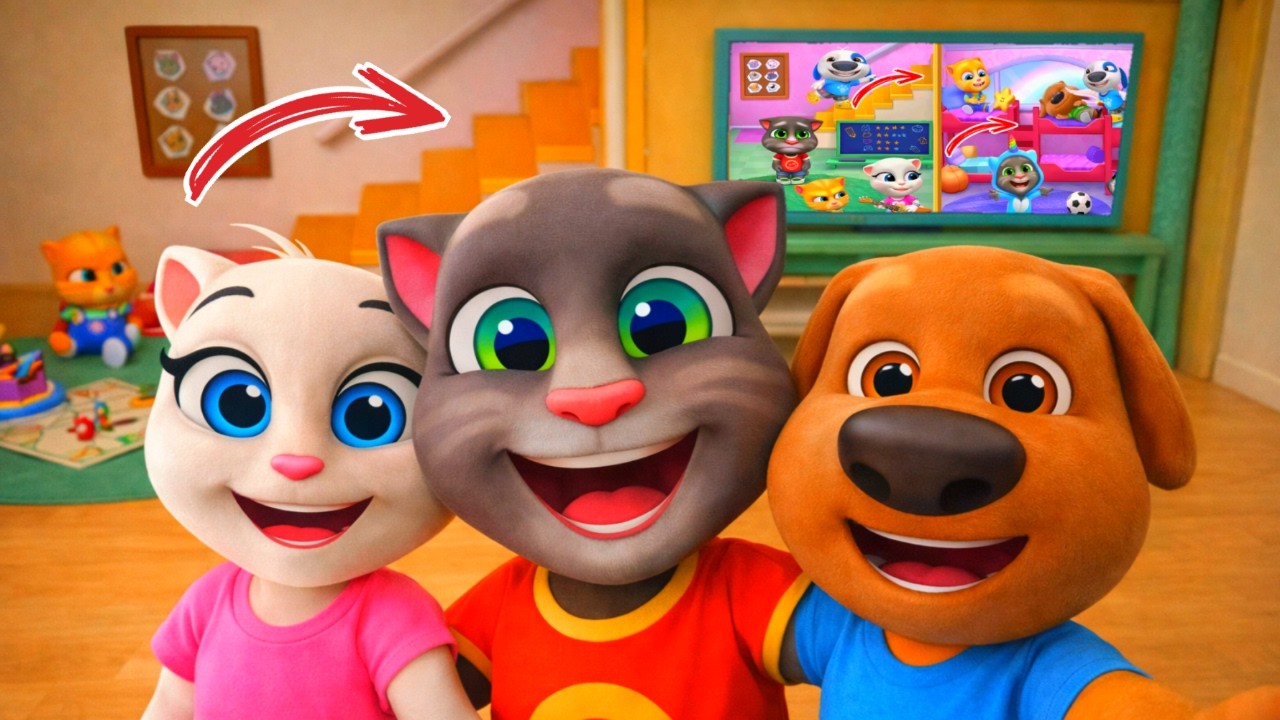 My Talking Tom Friends 2026 New Big Update | New Big  House New Bed New Location 🧀🧀🧀
