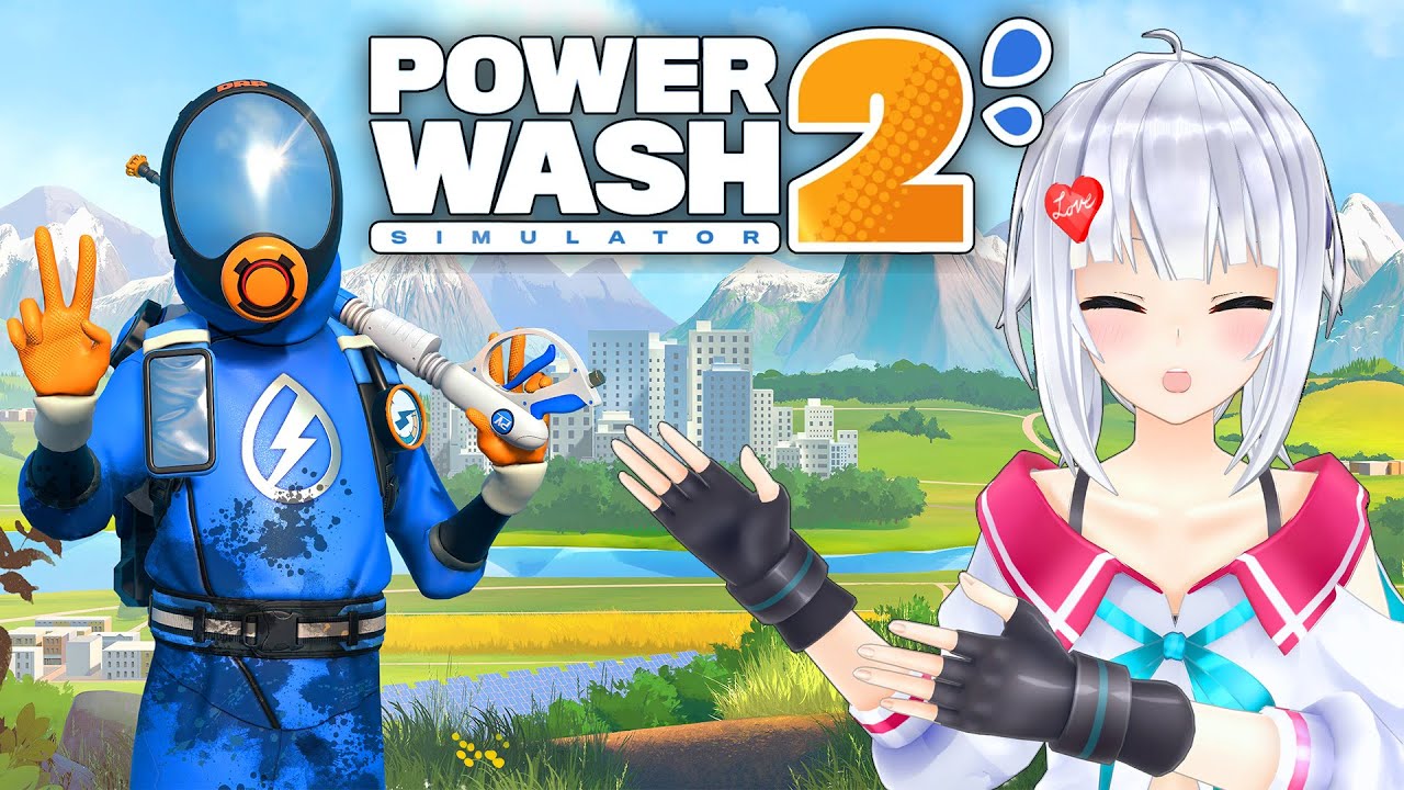 【PowerWash Simulator 2】猫猫猫猫猫！！！！【 #萌実game #あおぎり高校  】