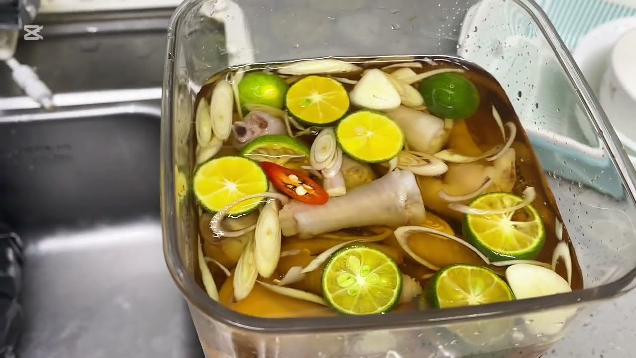Chân gà xả tắc tại nhà - Mồi quá bén