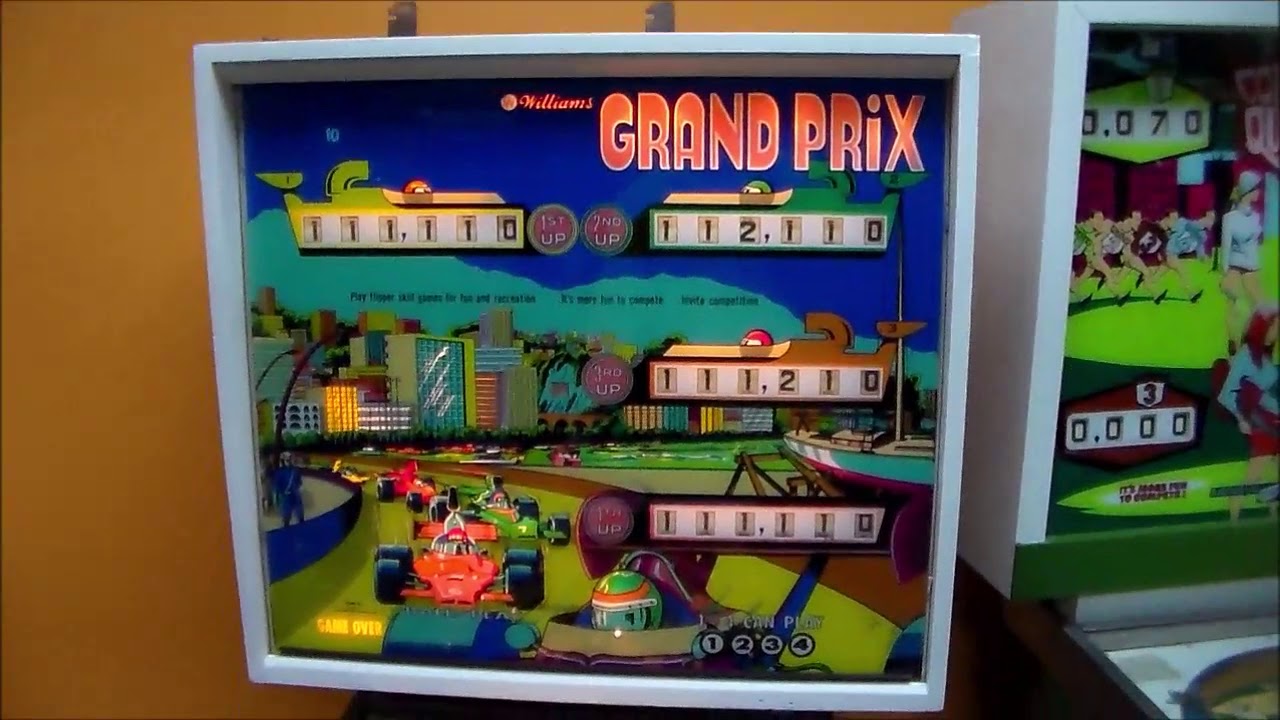 Bringing Williams' Grand Prix Pinball Machine Back To Life!  Schematics, Schematics, Schematics
