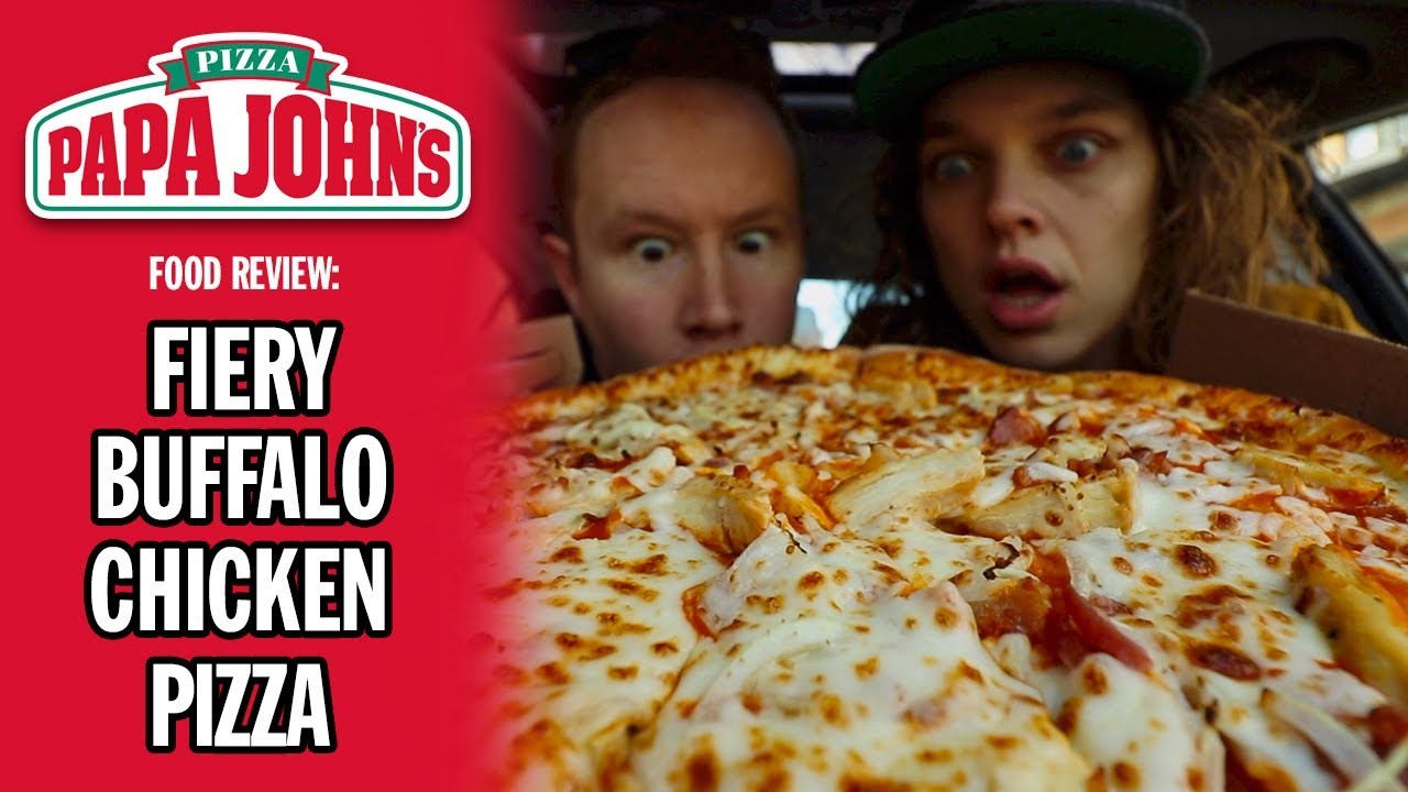 Papa John's Fiery Buffalo Chicken Pizza Review