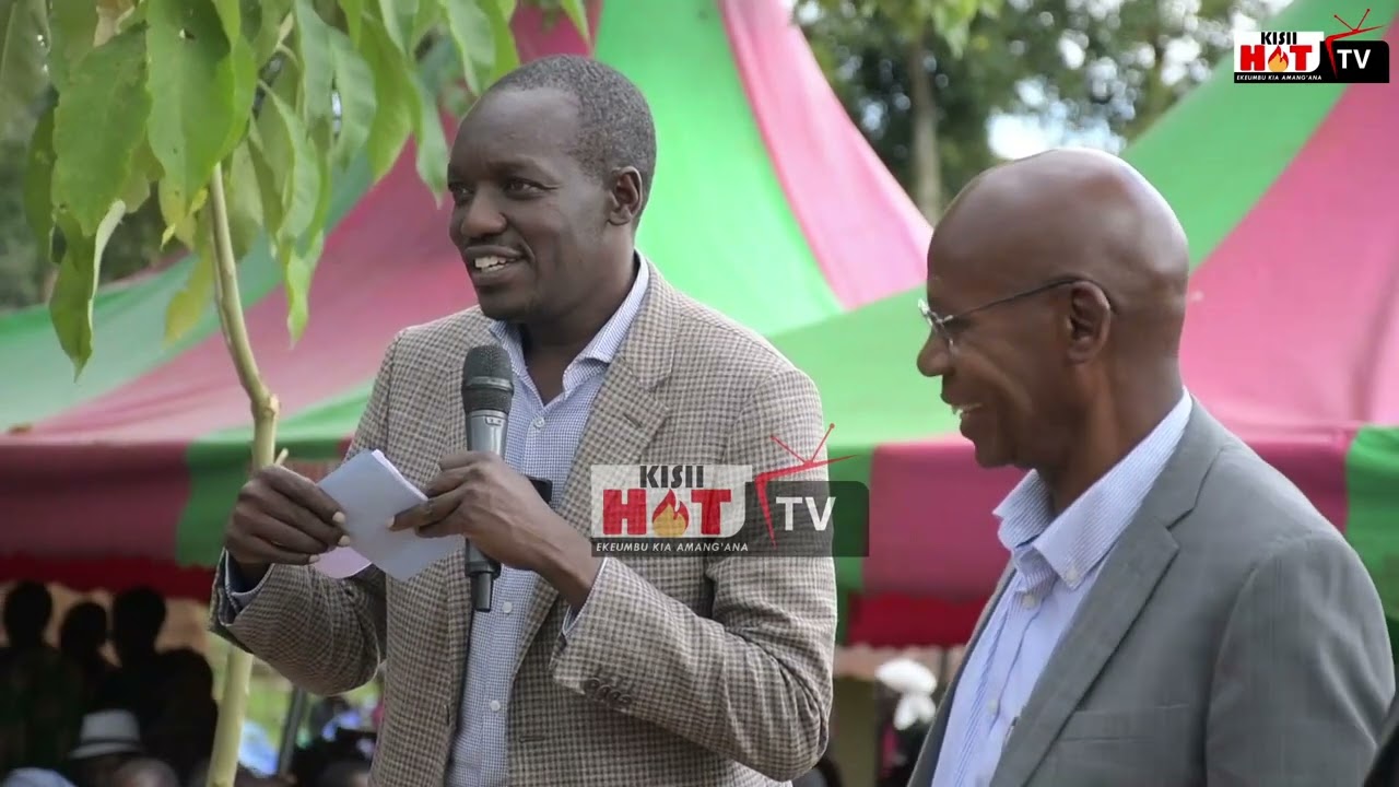 Listen to what Governor Simba told Prof. Sam Ongeri at a funeral in Gesusu about insecurity in Kisii