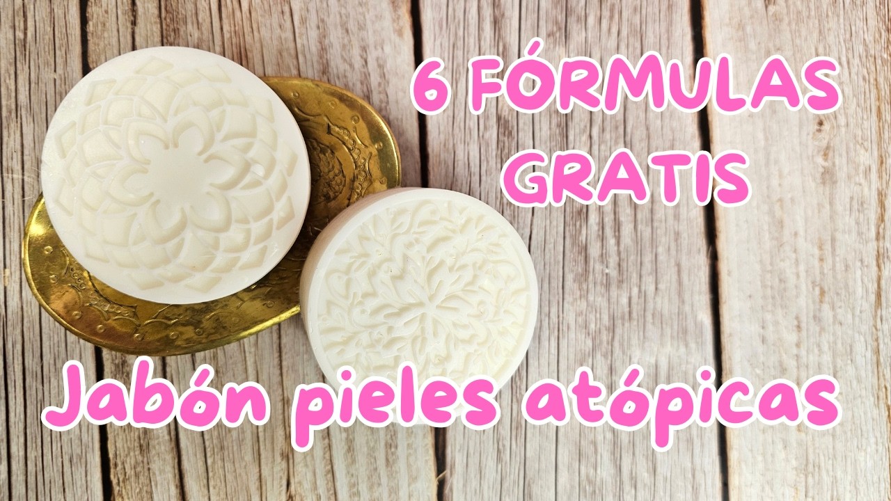 Cómo hacer jabón de maicena para pieles sensibles y atópicas #jabonesartesanales #pielsensible