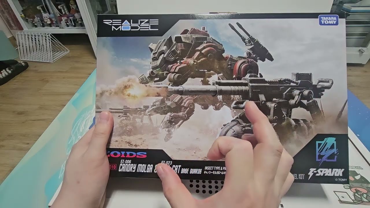리얼라이즈 조이드 몰가 캐노리, 헬캣 합본제품 구성품 소개 RMZ-010 zoids