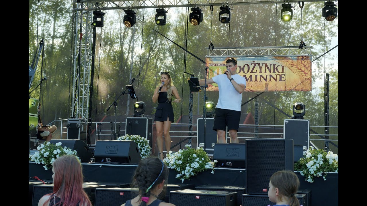 2024.08.25 KRZYSZTOF MIĘTKIEWICZ i ELWIRA ZAJDEL - DOŻYNKI W KOŚCIELCU