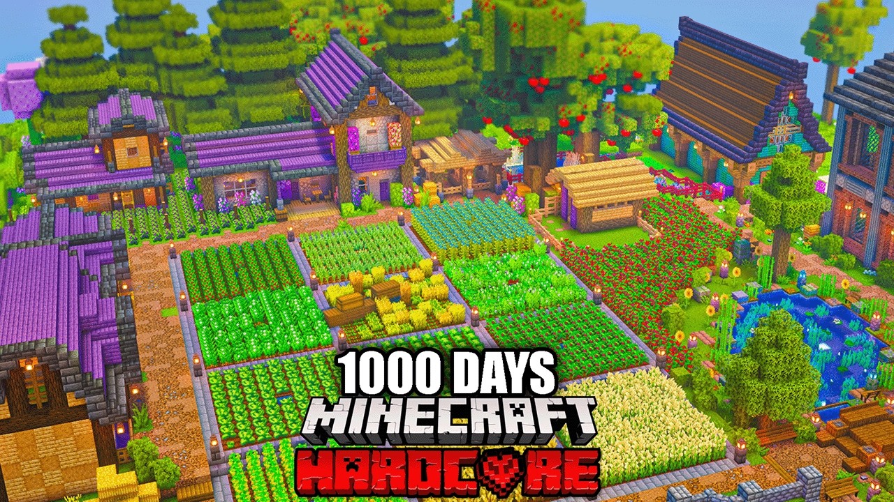 Surviving 1,000 Days Of Modded Minecraft Forever World