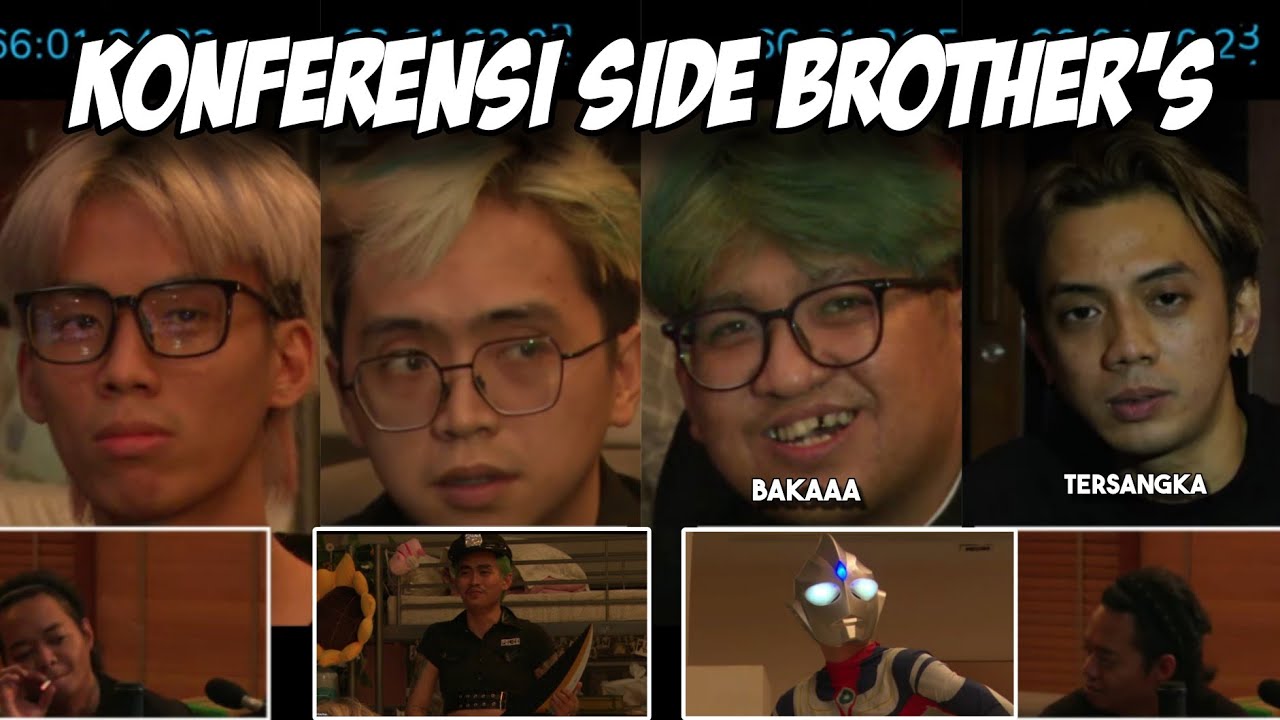 KONFERENSI SIDE BROTHER'S🤣 TEPE DI ADILI KARENA SUDAH MULAI BEKEN🤣 #tepe46 #yb 