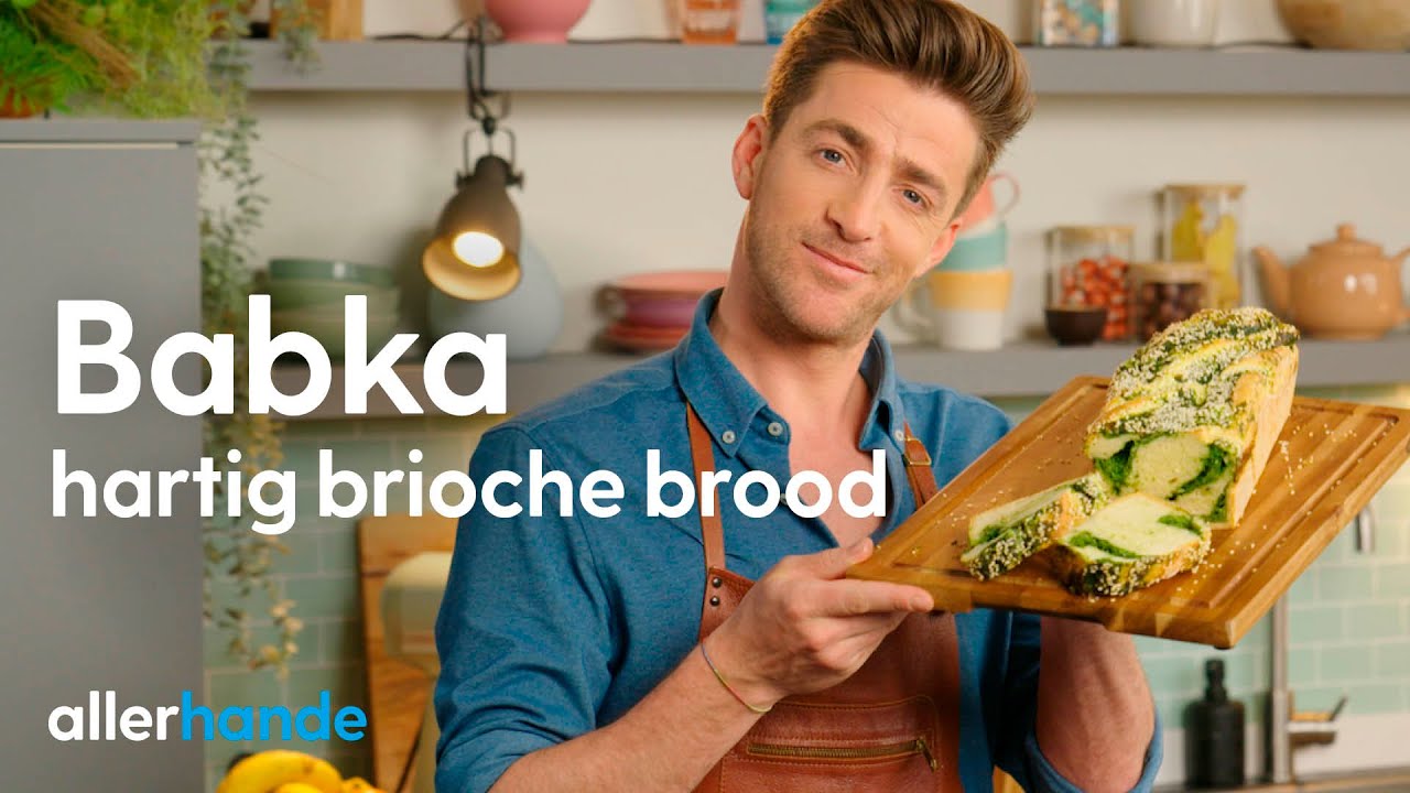 Babka recept | Brioche brood met spinazie | Hugo Kennis | Allerhande Kookschool