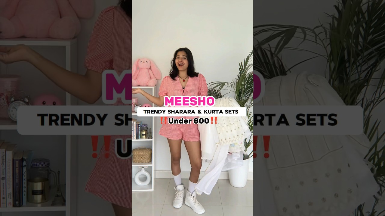 Meesho festive outfits ideas 🪷✨ under ₹800 #shorts #meeshofinds #meeshohaul #meesho #kurtaset #fyp