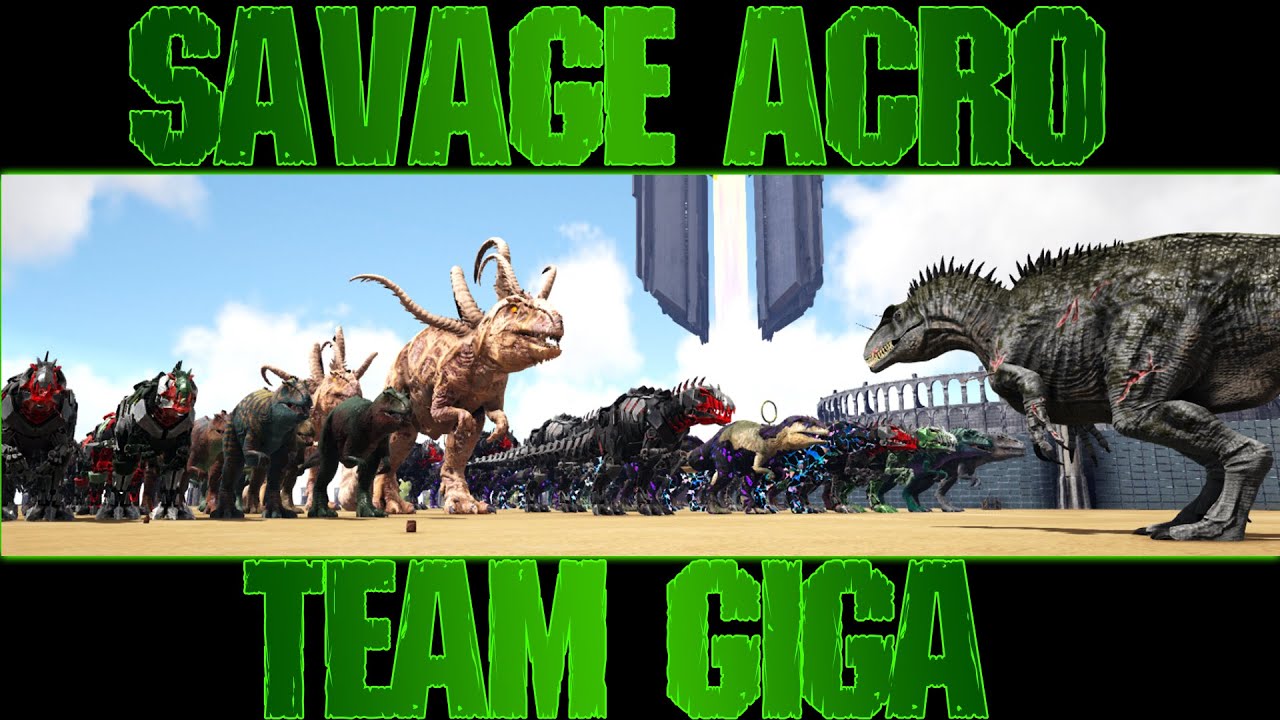 SAVAGE ACRO vs TEAM GIGA | Ark Battle