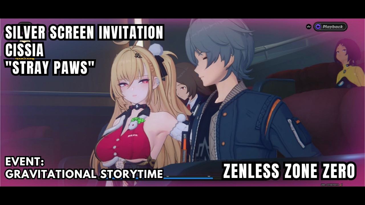[Zenless Zone Zero Event] Gravitational Storytime - Silver Screen Invitation - Cissia