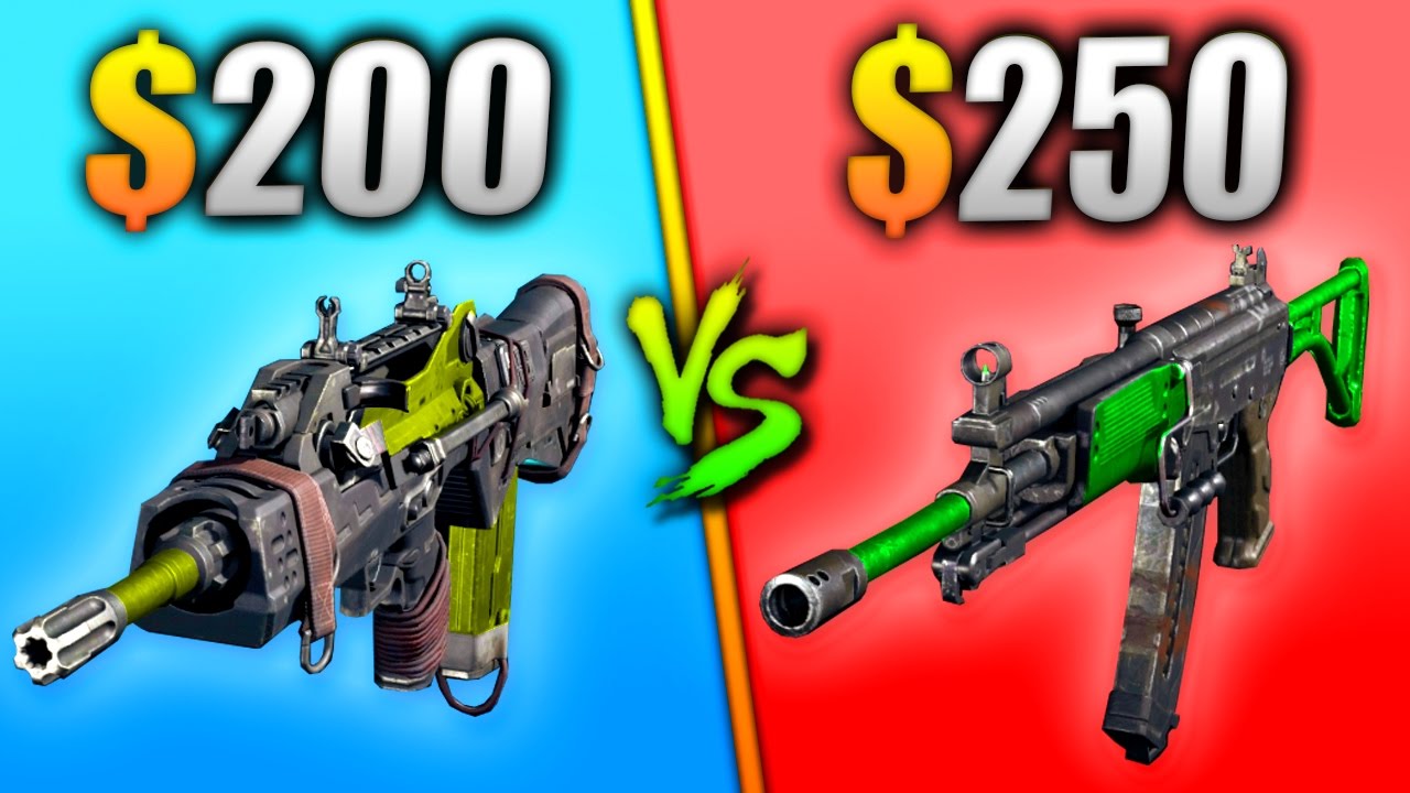 $200 vs $250 GUN - WHICH IS BETTER? - (BATTLE OF THE BLACK OPS DLC GUNS)