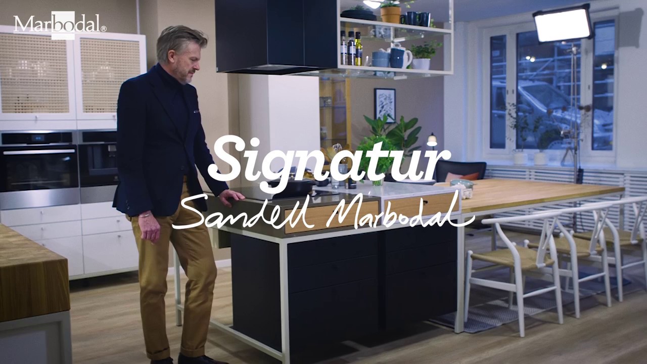 Signatur Sandell Marbodal. Spish&auml;ll