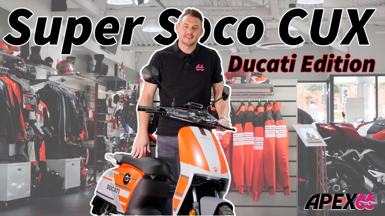 Super Soco CUX Ducati Edition - Up Close With Apex 66
