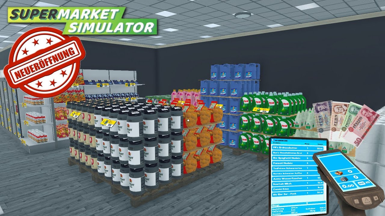 Supermarket Simulator #S2-F085🛍️Neueröffnung | MODS | Gameplay Deutsch