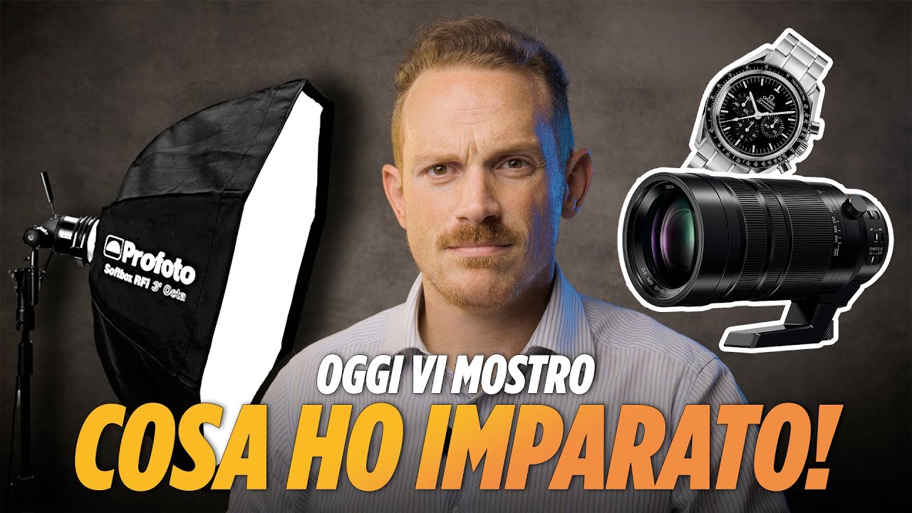 HO SEMPRE SBAGLIATO? Come usare la luce per fare foto still life in studio Omega, SE LO SAI È FACILE