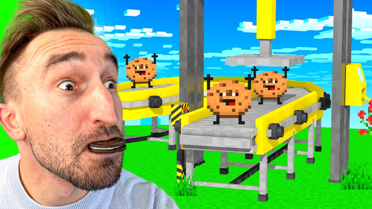 Making A Factory In Minecraft Cookie Camp