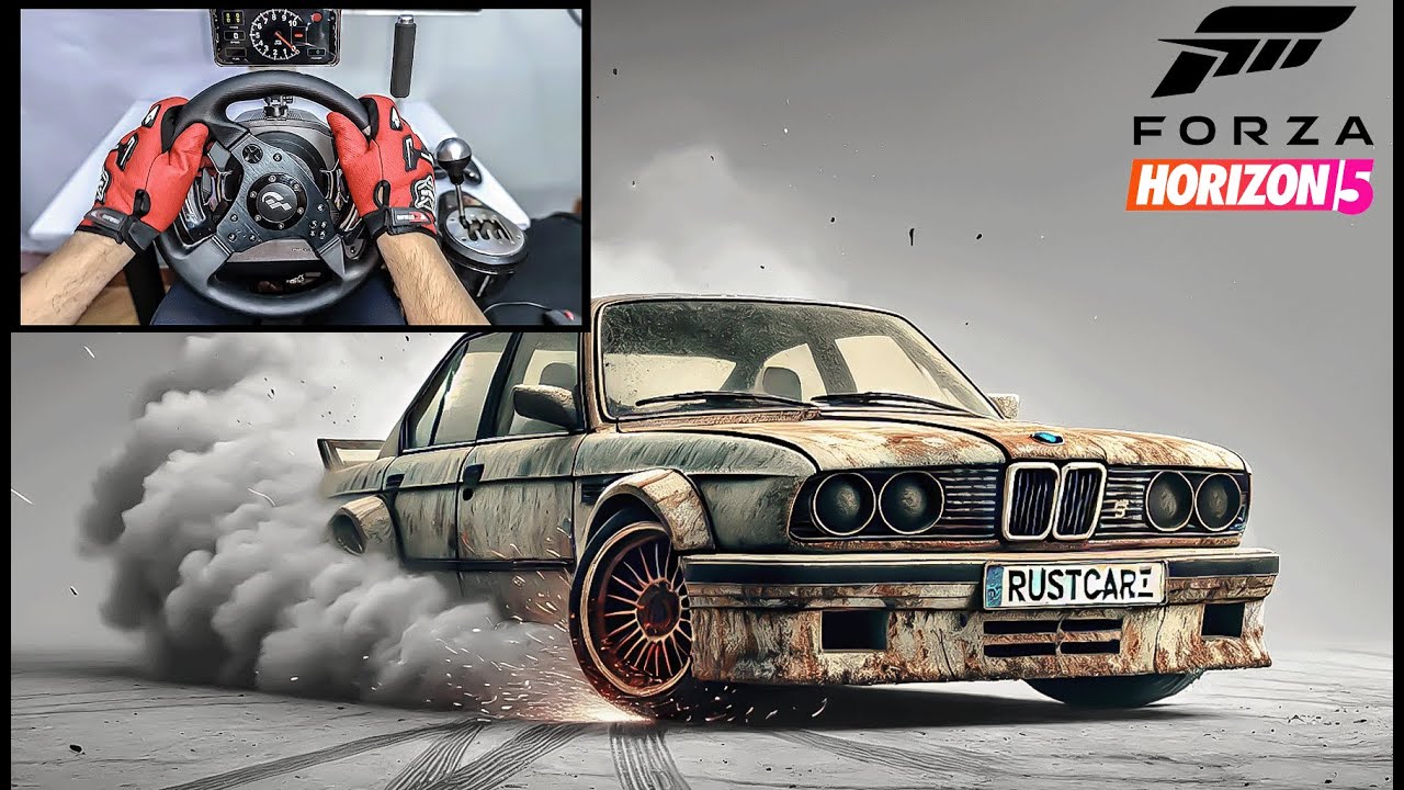 Rebuilding bmw m5 | Forza Horizon 5 | Thrustmaster Steering Wheel gameplay