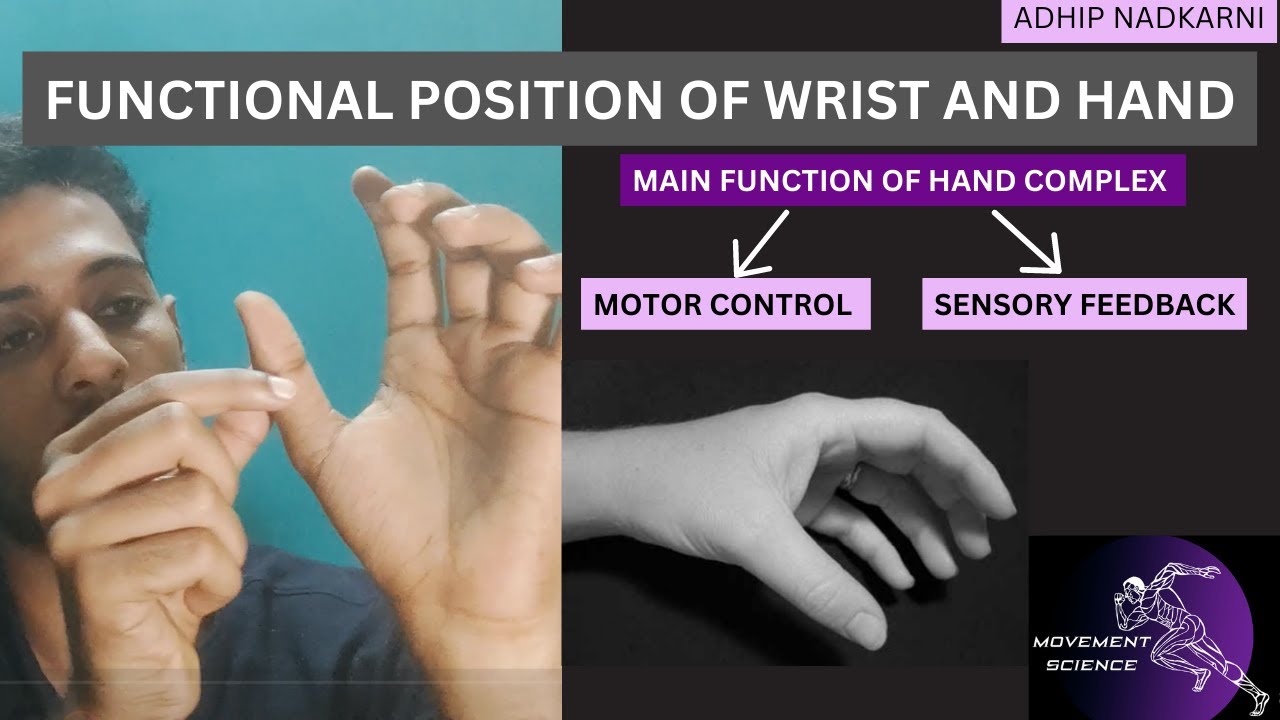FUNCTIONAL POSITION OF HAND( HAND  COMPLEX BIOMECHANICS)Physiotherapy