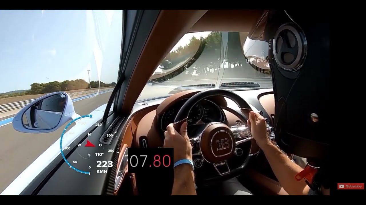 Buggati Chiron SS Acceleration 0-300 km/h
