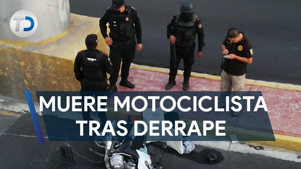 Muere motociclista tras derrape sobre avenida Rangel Frías