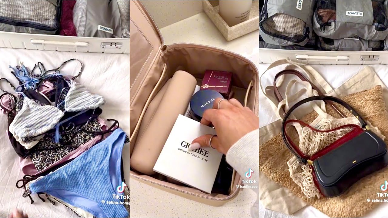 Travel Bag Packing Organizing TikTok Compilation
