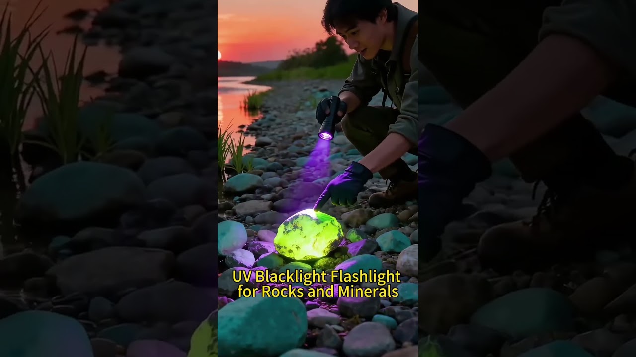 Uv Flashlight for Rocks and Minerals 365nm #uvflashlight#uvlight#blacklight#uvblacklight#Minerals