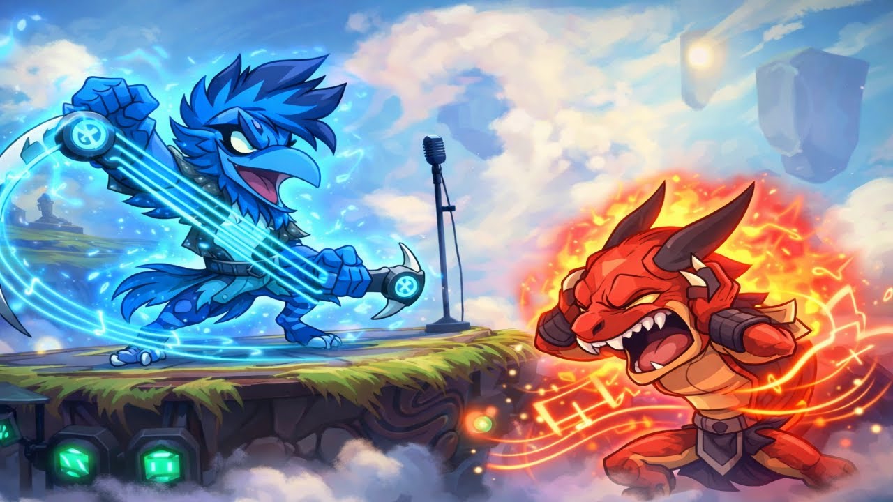 |Bird Bidness| Brawlhalla FFA | 1v1 Against KT