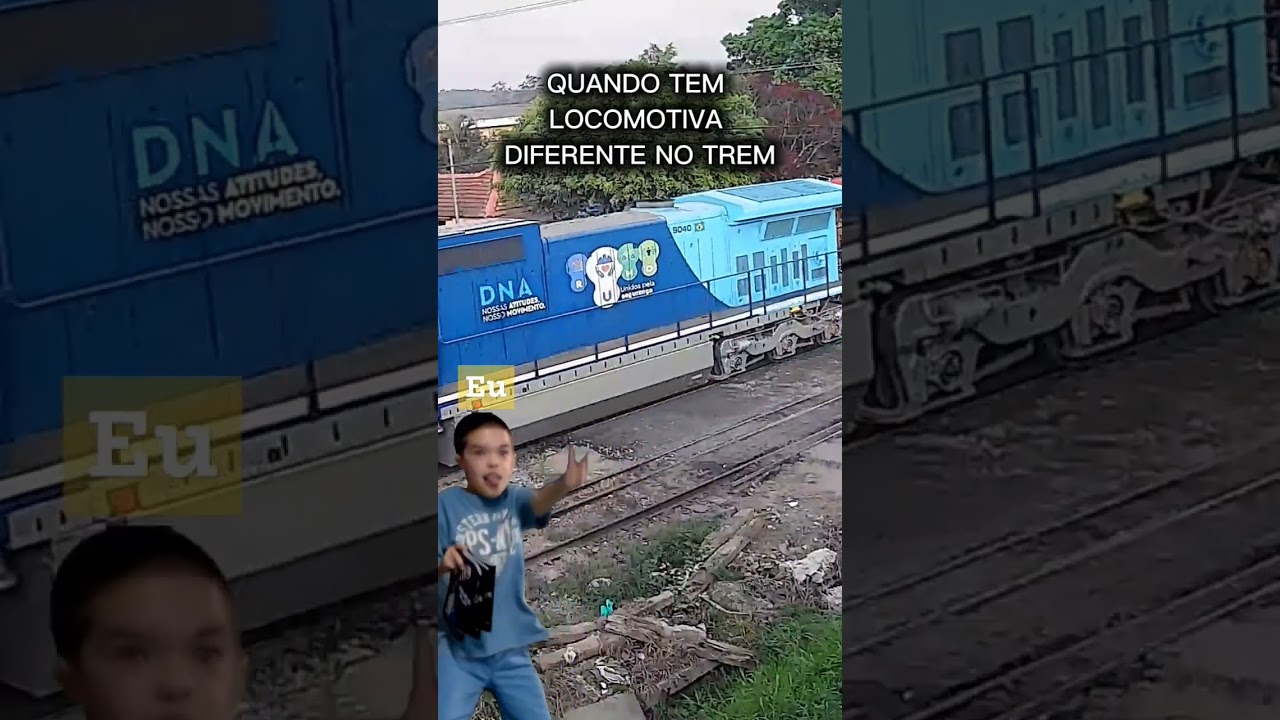 QUANDO TEM LOCOMOTIVA DIFERENTE NO TREM #TREM #FERROVIA #MEME #MEMETREM #RUMO #TREMLIVECAM