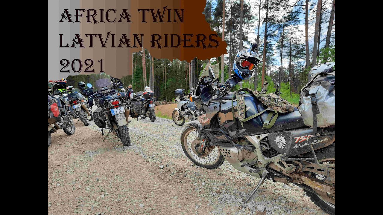 Honda Africa Twin XRV 750 Latvian riders 2021