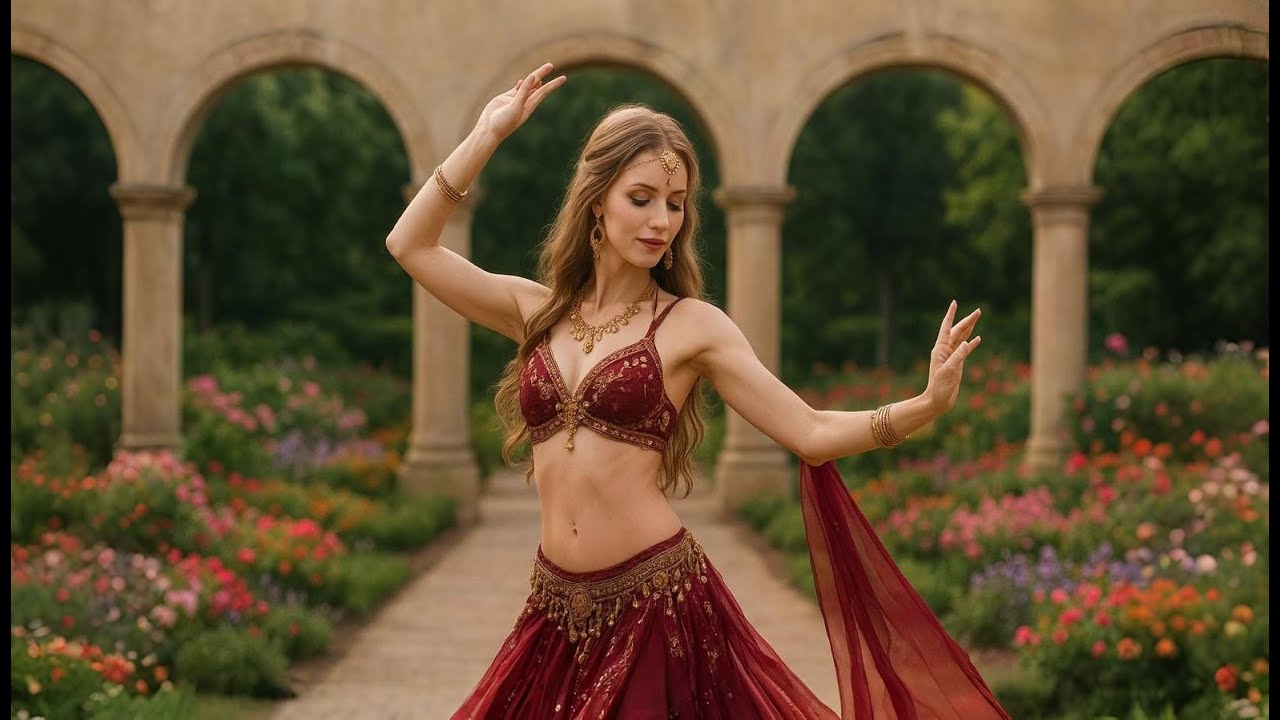 Oriental Melody. Dance of Silk