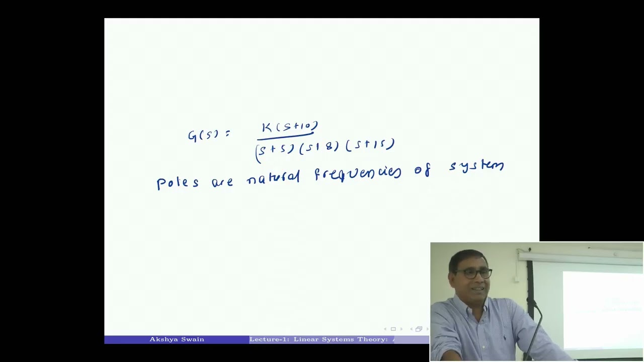 1  L01   Linear systems theory An Introduction