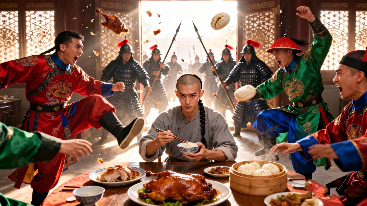 惡霸嫌下人吃飯礙眼，強行掀桌趕人，哪料這下人竟是微服私訪的皇帝，下秒御林軍帶刀怒吼：誰敢動萬歲爺❗【康熙微服私訪記】#Chinese Language Selection