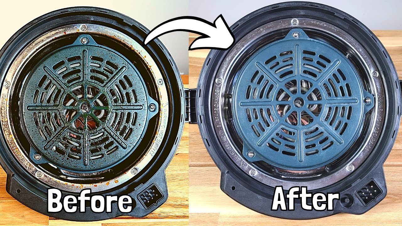 Глубокая очистка крышки аэрофритюрницы Instant Pot