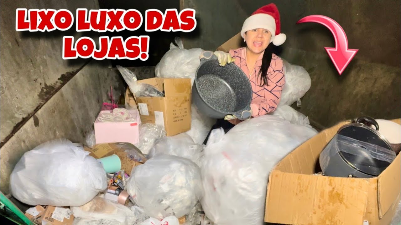Lixo luxo das lojas dos Estados Unidos!🇺🇸